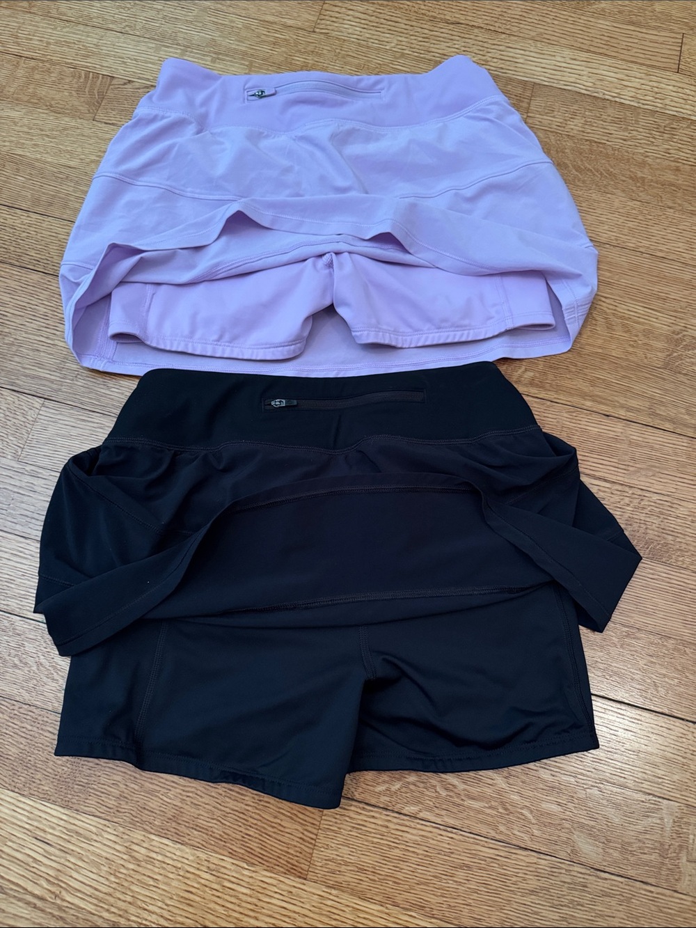 CRZ YOGA - Athletic Skirts - Black and Light Lavender - Picture 6 of 6